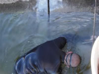 Neoferma Gasket being installed underwater